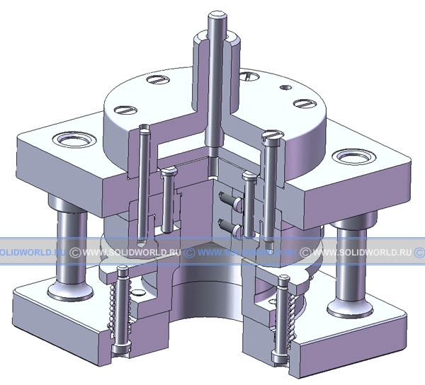 3d модель штампа для изготовления пластин ротора